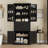 Versatile Storage Cabinet with Adjustable Shelf and 2 Drawers, Ideal for Kitchen, Bathroom, and Living Spaces, Black-316958737