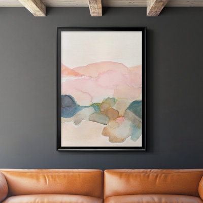 «Desert Canyon II», reproduction encadrée de qualité supérieure - prête à être accrochée