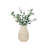 Facetta 7.5" Matte Texture Beige Ceramic Vase-1585059316-1585059314