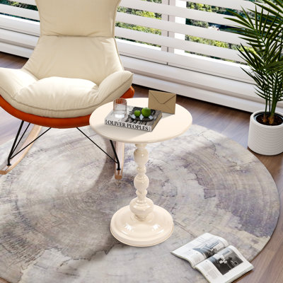 Table de bout ronde à piédestal