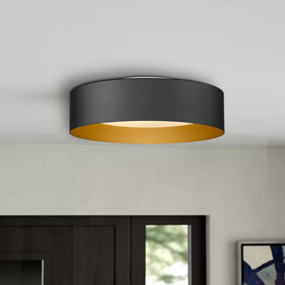 Willa Arlo Interiors Chagford Glass LED Flush Mount & Reviews | Wayfair