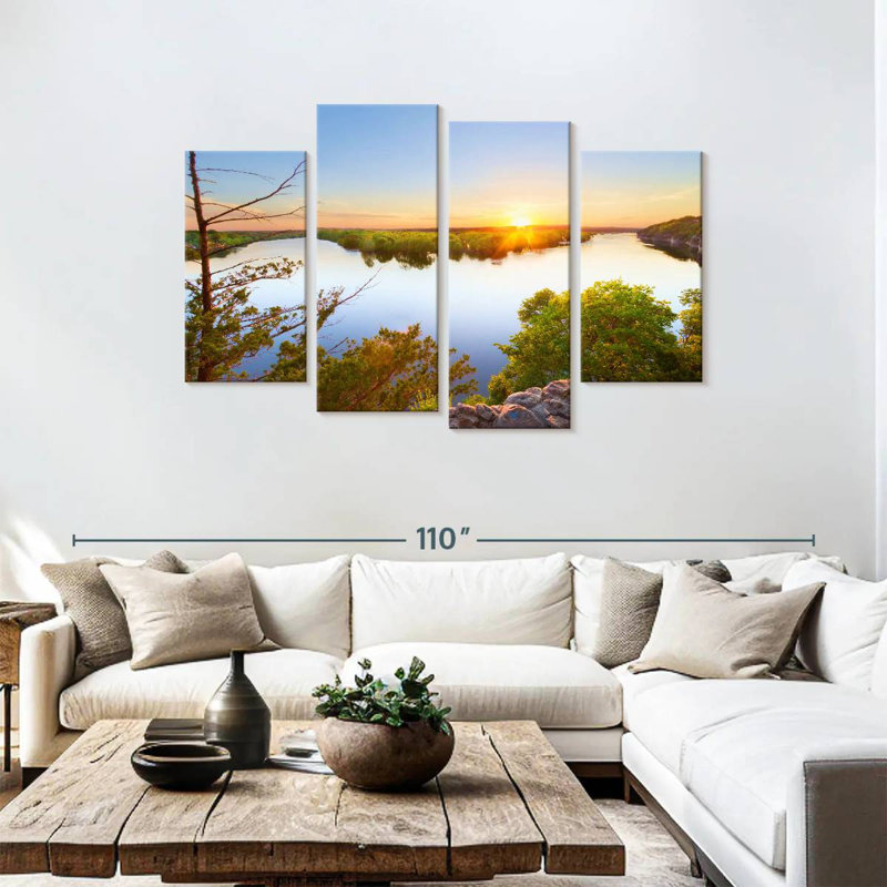 Alvord Truman Lake Sunset, 48" H x 75" W