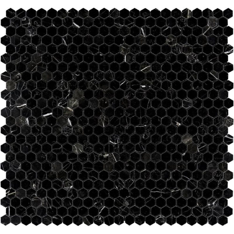 Carreau de mosaïque de marbre et de nid d'abeille en marbre 1 po x 1 po