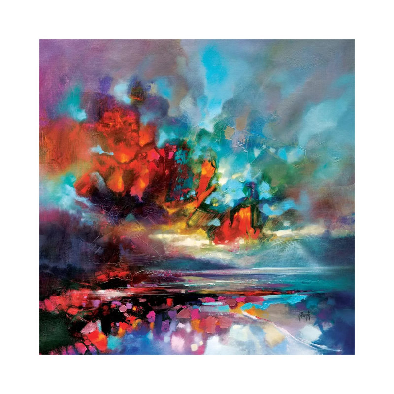 Solidify I by Scott Naismith - Painting on Canvas, 66.04 cm H x 66.04 cm W x 1.91 cm D, Wrapped Canvas