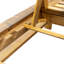Chaise longue d'extérieur à dossier réglable en bois d'acacia U_Style