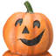 Joyeux Jack-O-Lantern empilés