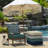ARDEN Outdoor Chaise Lounge 3.5" Cushion-254088707