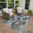 Machine Washable Indoor/Outdoor Chantille ACN2424 Abstract Rug-1624569845