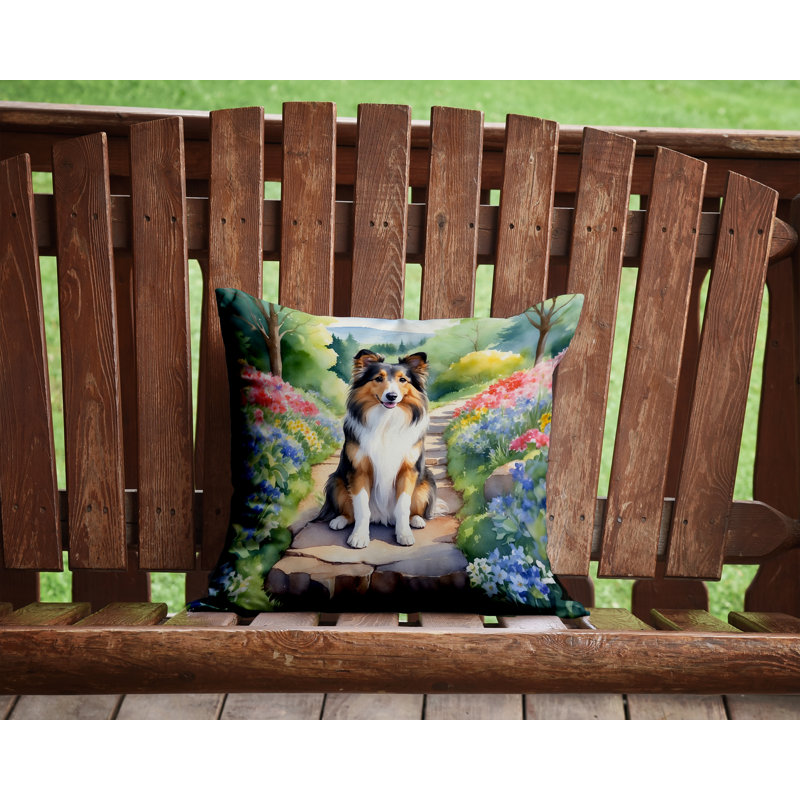 Coussin décoratif réversible Spring, H 14 po x l 14 po