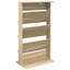 Wood Free Standing Magazine Rack-1259124777