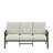 All-Weather Metal 3-Seat Patio Sofa-329158104