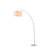 78" Silver Arch Floor Lamp With Kd Shade W/ Double Box (1Pc/Ctn) (2.15/26.84)