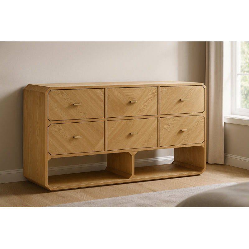 Parker Ash Veneer Dresser, Natural