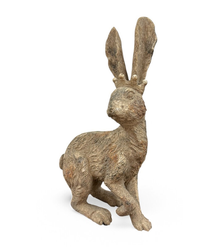 Regal Resin Rabbit Figurine
