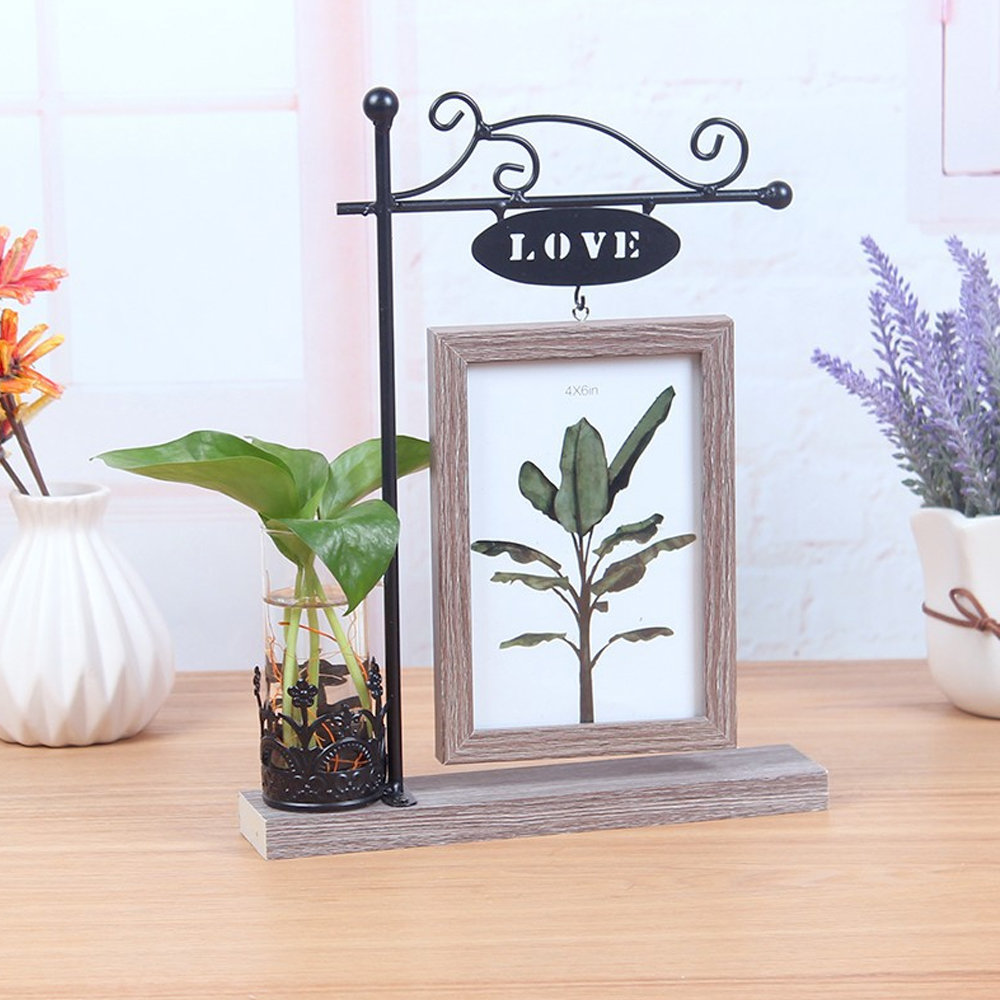 Reversible Photo Frame Ophelia & Co. Rectangular Reversible Photo Frame, Holds 2 4x6-Inch ...