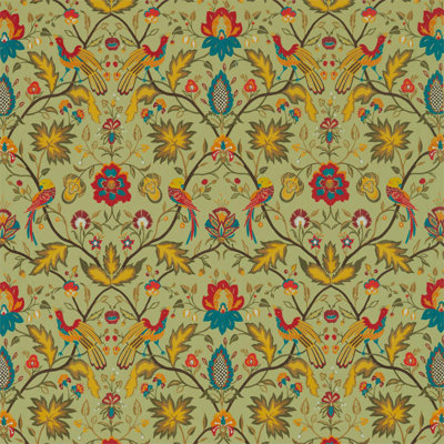 Oiseaux de Paradis Embroidery Fabric