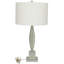 Lampe de table 28,5 "grise