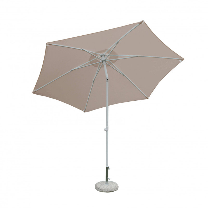Anndy 200cm Market Parasol, Taupe