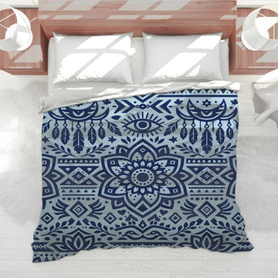 Édredon bohémien à motif mandala