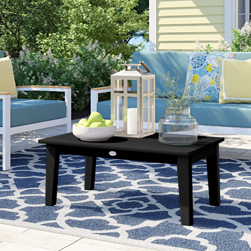 Table basse POLYWOOD x Sol 72, Noir