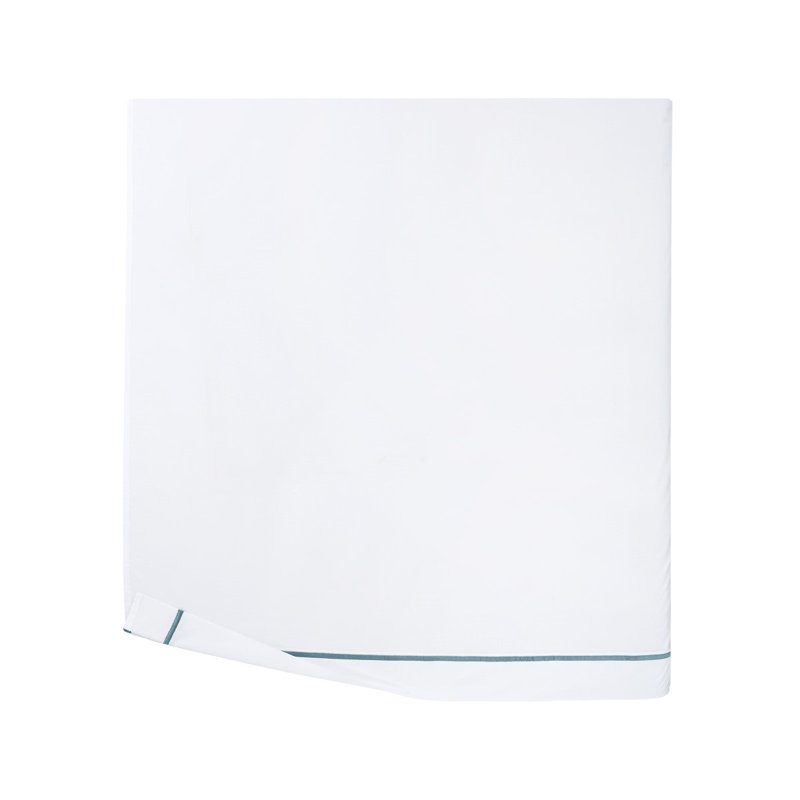 Athena Flat Sheet, Twin Flat Sheet, Blue