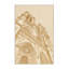 Tapis beige traditionnel lavable à la machine à motif cathédrale Notre Dame Paitlyn-703930897