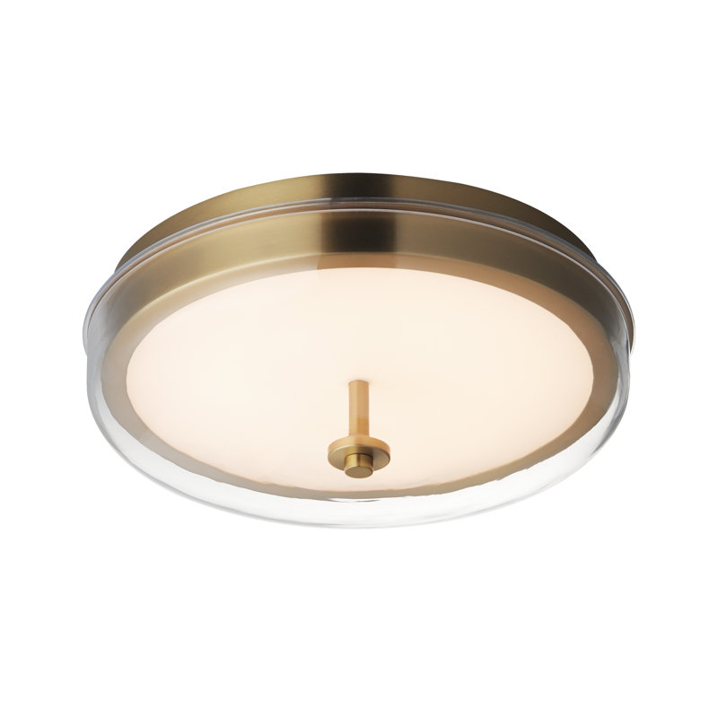 Voto-Flush Mount, Natural Aged Brass