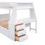 Lit superposé avec lit gigogne et bureau intégré-564007694