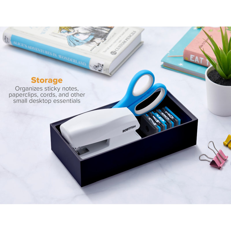 Plastic Desk Organizer, Black