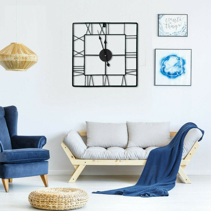 Beacham Metal Wall Clock