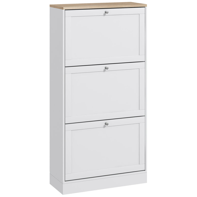 Narrow Shoe Storage Cabinet