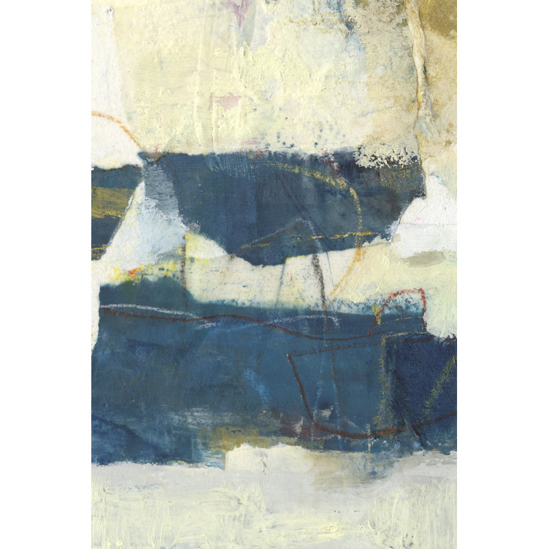Frazil IV 1 Piece Painting on Canvas, 76cm H x 51cm W, Wrapped Canvas