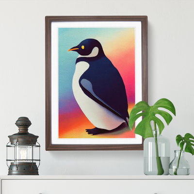 Penguin In Watercolour No.2 - Wall Art