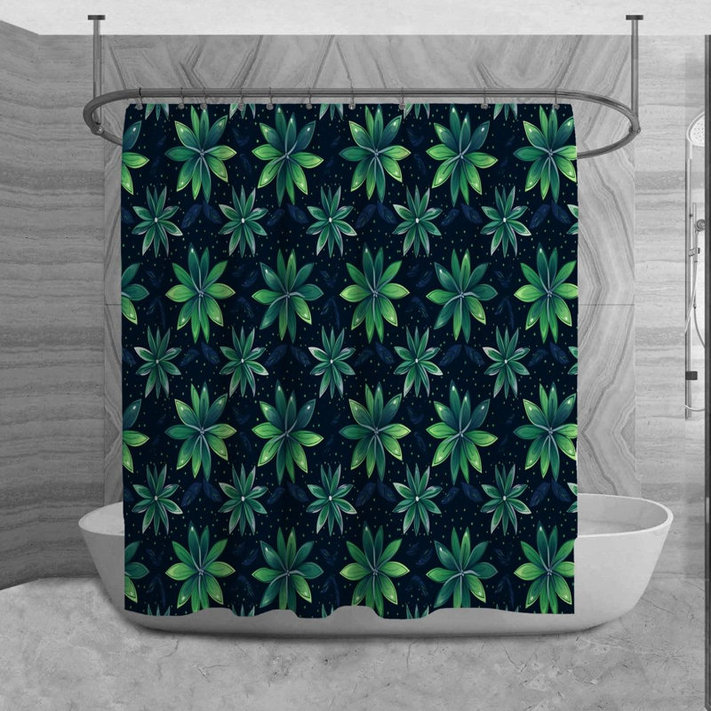 Rideau de douche Naobi, H 73 po x l 70 po