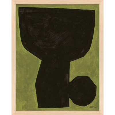 Sharri " Module On Green 1 " by Michael Kempen Painting Print