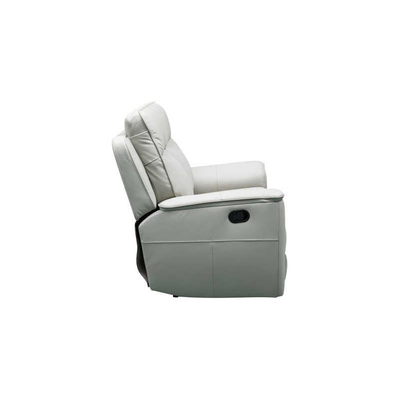 Modena Top Grain Italian Leather Manual Recliner Loveseat, 2 Seater Manual Recliner Living room Loveseat, Lounge Recliner Loveseat 