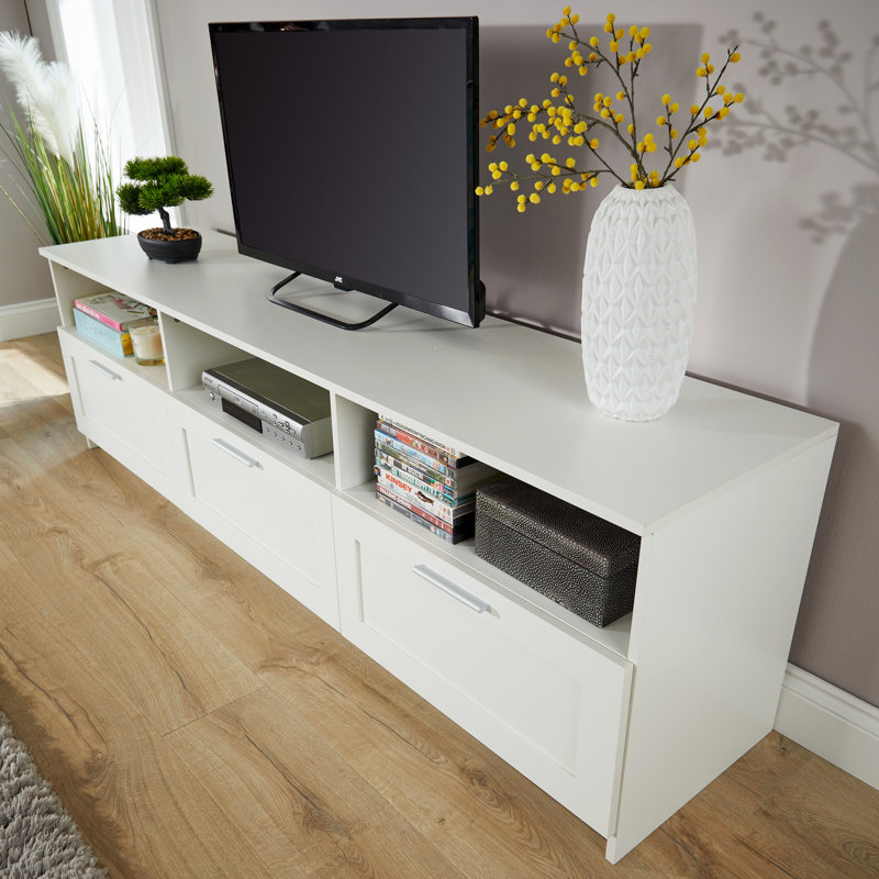 Siniya 3 Drawer Gloss TV Stand