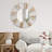 Gattilier Engineered Wood Round Wall Mirror