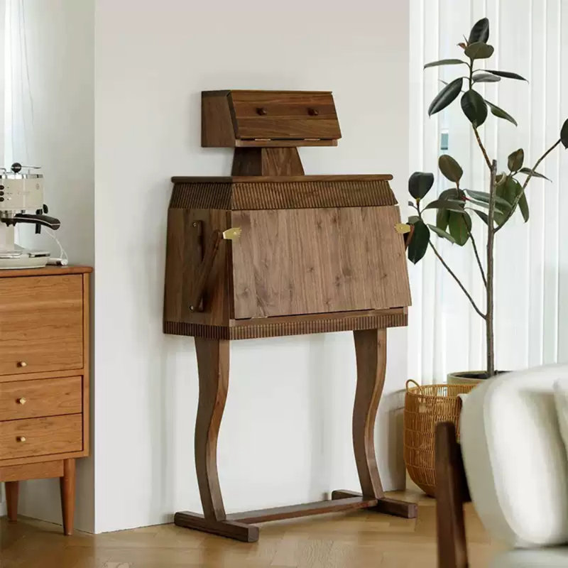 Buffet de salon Retro Storage, Noyer