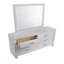 Commode (sans miroir), blanc scintillant