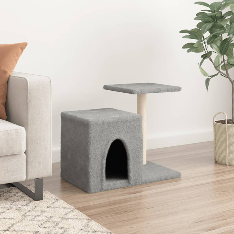 50.5cm H Cat Tree, Light Grey