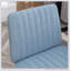 Chaise de bureau rembourrée en polyester, pivotante, réglable en hauteur, avec roulettes-537653104