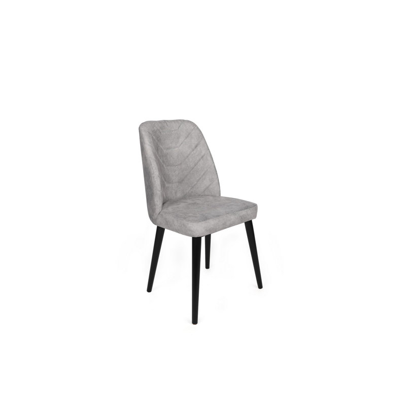 Ensemble de chaises (2 pièces), Gris, Noir