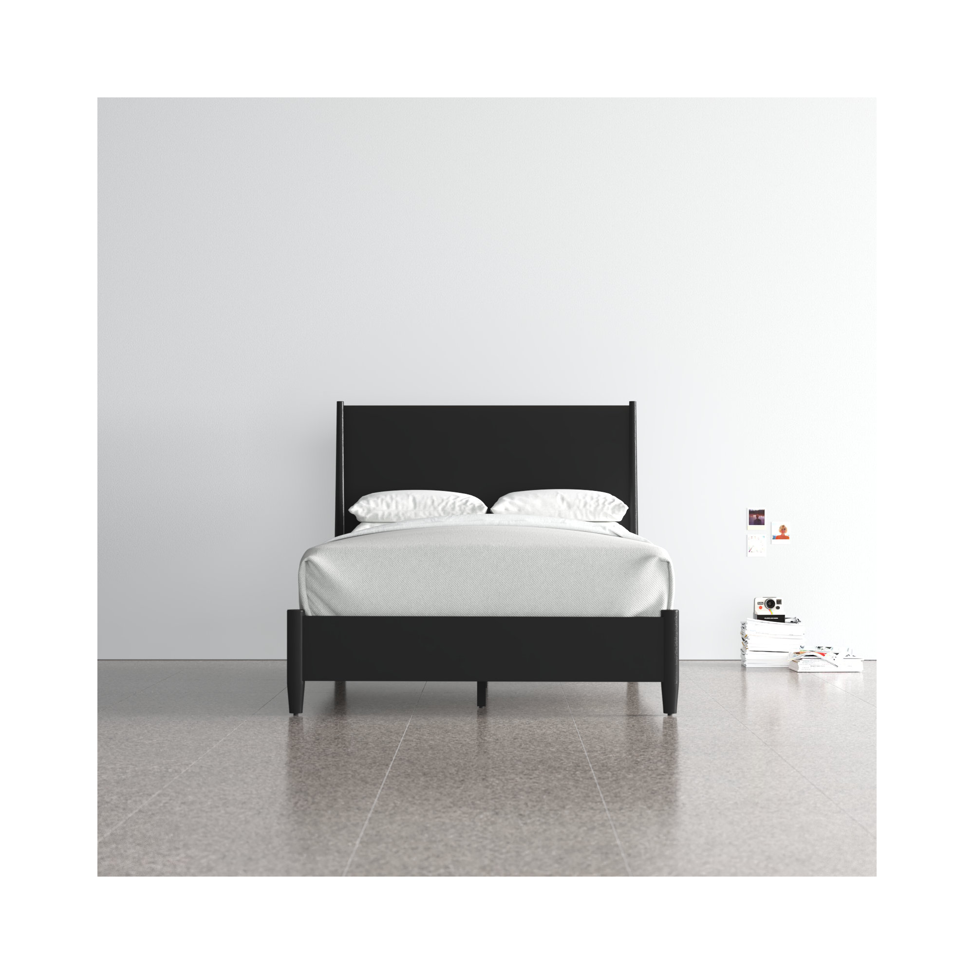 Williams Panel Bed, Queen, Black
