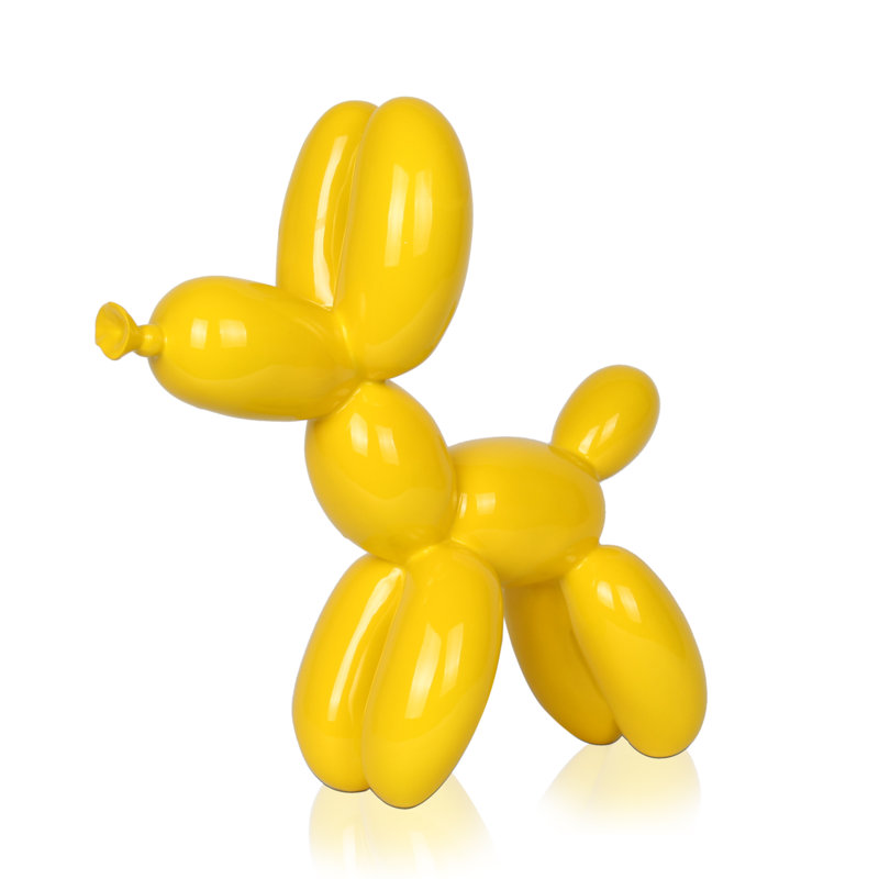 Aagje Animals Figurines & Sculptures, Yellow, 27cm H x 26cm W x 9.5cm D