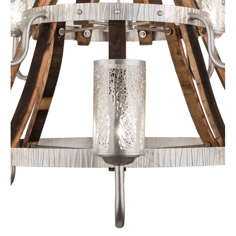 12 - Light Dimmable Empire Chandelier