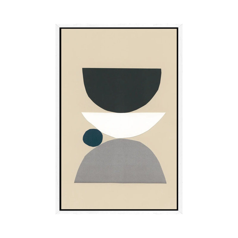 Modern Shapes I by Renée Stramel - Gallery-Wrapped Canvas Giclée on Canvas, White Framed, 66.04 cm H x 45.72 cm W