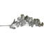 12 fleurs artificielles en pleine floraison 12 tiges-17720202