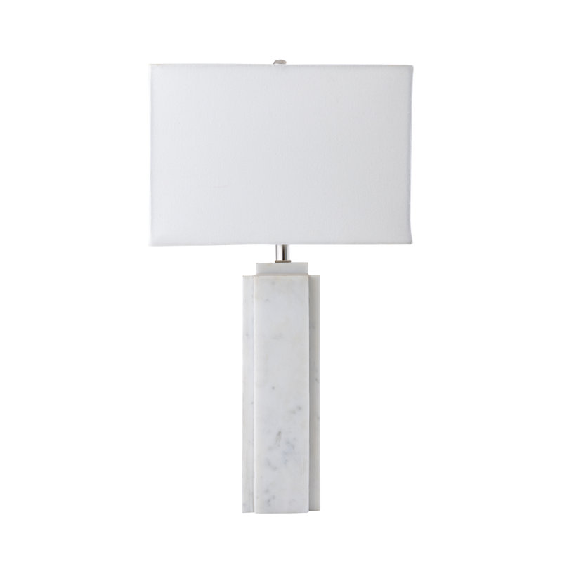 Lampe de table 1 lumière Hale 22,5 po de haut - blanc