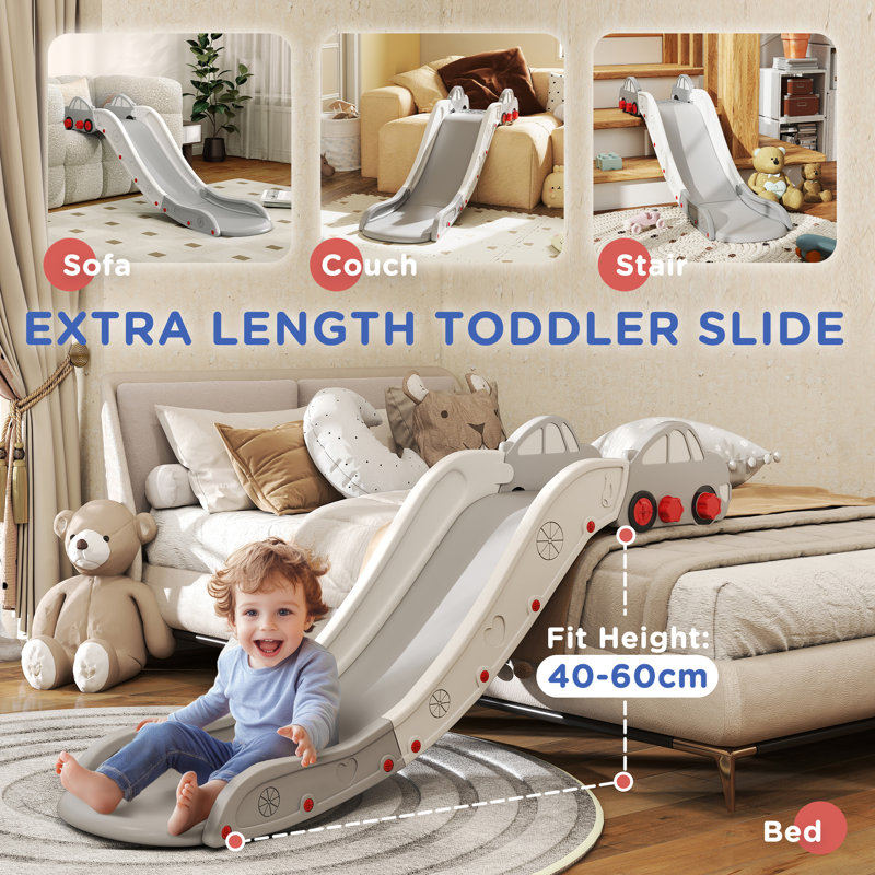HOMCOM Indoor Wave Slide